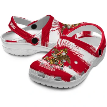 custom budweiser eagle strokes red white clogs high quality hey clogs
