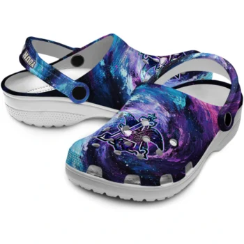 custom budweiser galaxy purple blue clogs high quality hey clogs