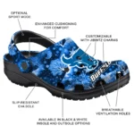 custom buffalo bulls snowy hills clogs best selling