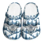 custom buffalo bulls snowy mountains clogs best selling