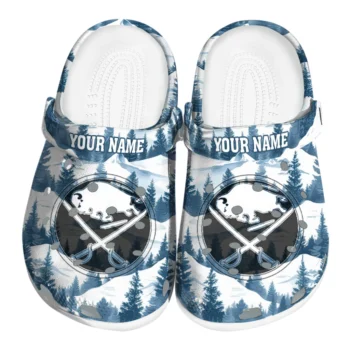 custom buffalo sabres snowy mountains clogs best selling