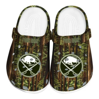 custom buffalo sabres woods forest designs clogs best selling
