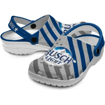 custom busch light blue gray clogs high quality hey clogs
