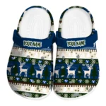 custom byu cougars christmas motif clogs best selling