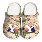 custom byu cougars desert cactus pattern clogs best selling