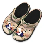 custom byu cougars desert cactus pattern clogs best selling