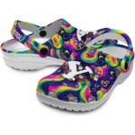 custom byu cougars swirling mushrooms clogs best selling