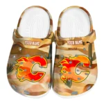 custom calgary flames desert layers clogs best selling
