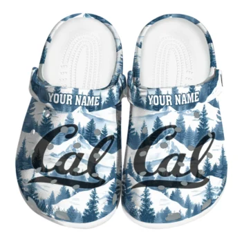 custom california golden bears snowy mountains clogs best selling