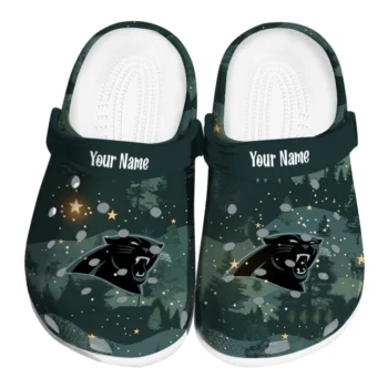 custom carolina panthers deer nightscape clogs best selling