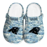 custom carolina panthers sea swirls clogs best selling