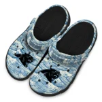 custom carolina panthers sea swirls clogs best selling