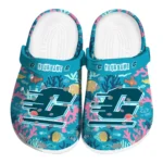 custom central michigan chippewas tropical fish ocean clogs best selling