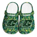 custom central michigan chippewas tropical leaves clogs best selling