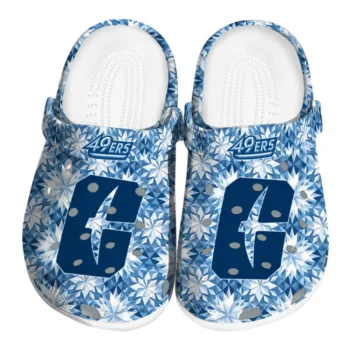 custom charlotte 49ers snowflake mosaic clogs best selling