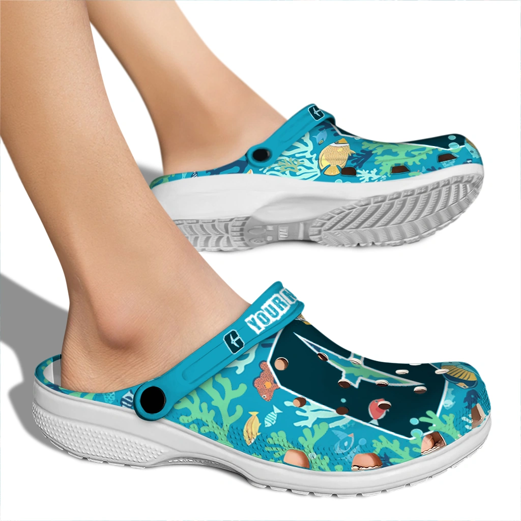 custom charlotte 49ers tropical fish ocean clogs fashion forward custom charlotte 49ers tropical fish ocean clogs fashion forward