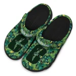 custom charlotte 49ers tropical leaves clogs best selling