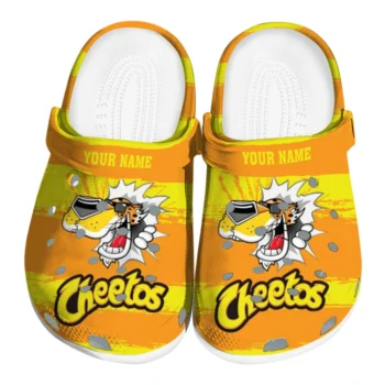 custom cheetos cheetah boom yellow orange clogs best selling hey clogs