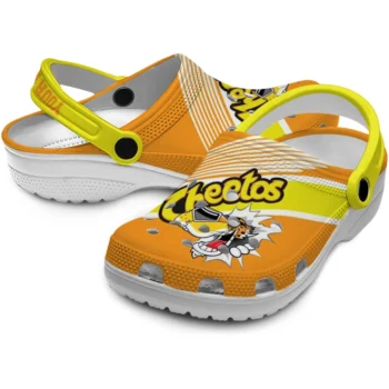 custom cheetos cheetah snack orange yellow clogs high quality hey clogs