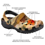 custom chicago bulls desert layers clogs best selling