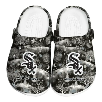 custom chicago white sox snowy hills clogs best selling