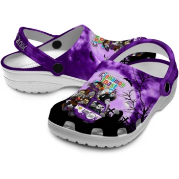 custom cinamon toast crunch ghoul parade purple black clogs high quality hey clogs