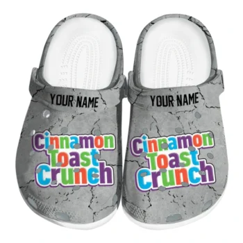custom cinamon toast crunch stone effect gray clogs best selling hey clogs