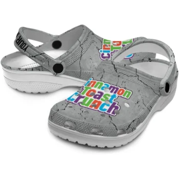 custom cinamon toast crunch stone effect gray clogs high quality hey clogs