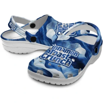 custom cinamon toast crunch wave blue white clogs high quality hey clogs