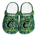 custom cincinnati bearcats tropical leaves clogs best selling