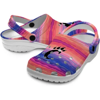 custom cincinnati bearcats wavy stripes clogs high quality