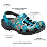 custom cincinnati bengals tropical fish ocean clogs best selling