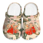 custom clemson tigers desert cactus pattern clogs best selling