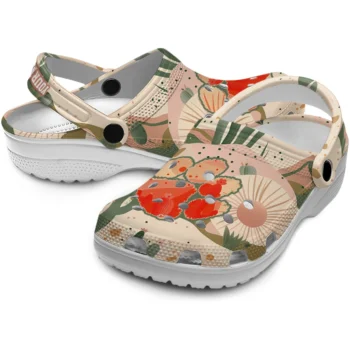 custom clemson tigers desert cactus pattern clogs high quality