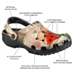 custom clemson tigers desert cactus pattern clogs best selling