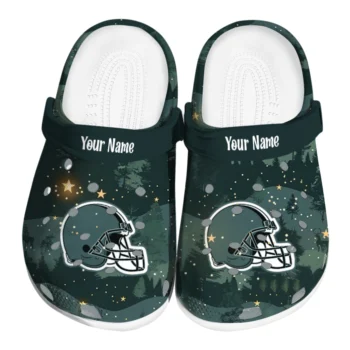 custom cleveland browns deer nightscape clogs best selling
