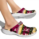 custom cleveland cavaliers christmas motif clogs best selling
