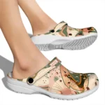 custom cleveland cavaliers desert cactus pattern clogs best selling