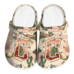 custom cleveland guardians desert cactus pattern clogs best selling