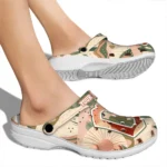 custom cleveland guardians desert cactus pattern clogs best selling