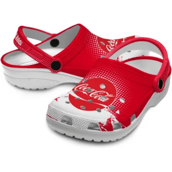 custom coca cola splash red white clogs high quality hey clogs