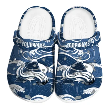 custom colorado avalanche wave flow clogs best selling