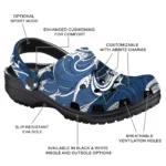 custom colorado avalanche wave flow clogs best selling