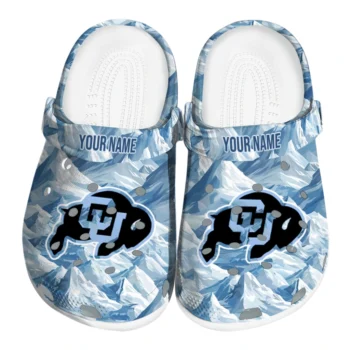 custom colorado buffaloes mountain artwork clogs best selling