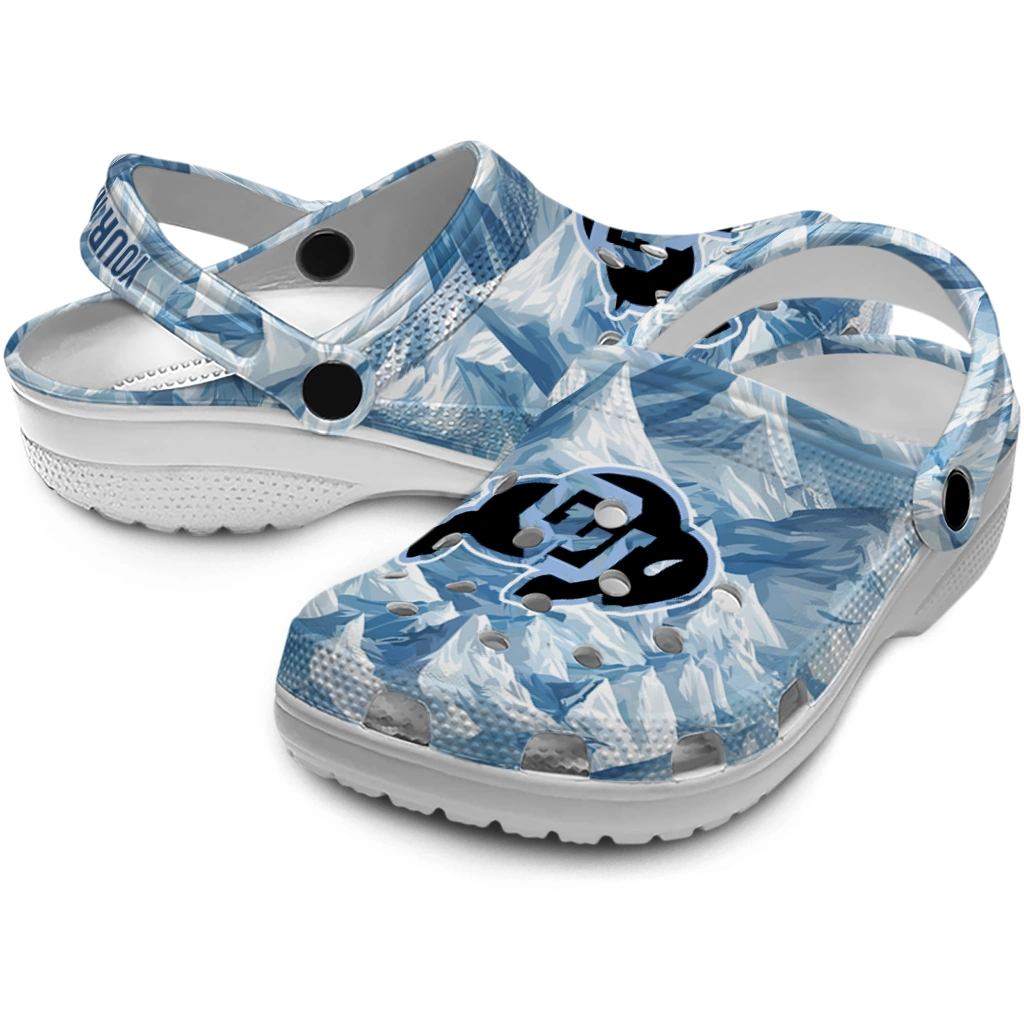 custom colorado buffaloes mountain artwork clogs high quality custom colorado buffaloes mountain artwork clogs high quality