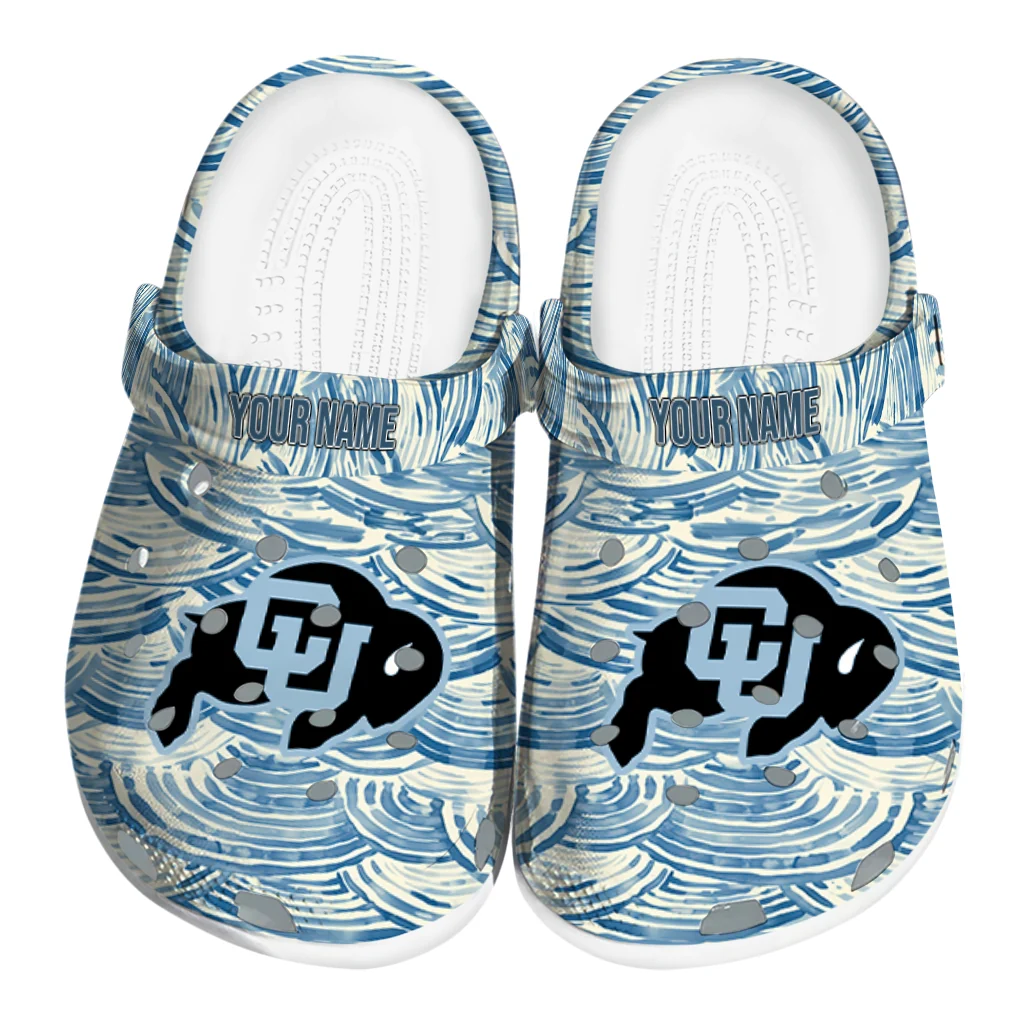 custom colorado buffaloes sea swirls clogs best selling custom colorado buffaloes sea swirls clogs best selling