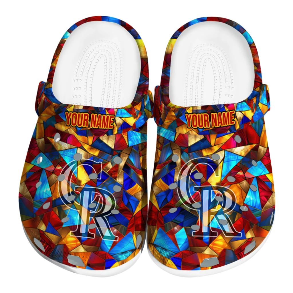 custom colorado rockies prism pieces clogs best selling custom colorado rockies prism pieces clogs best selling