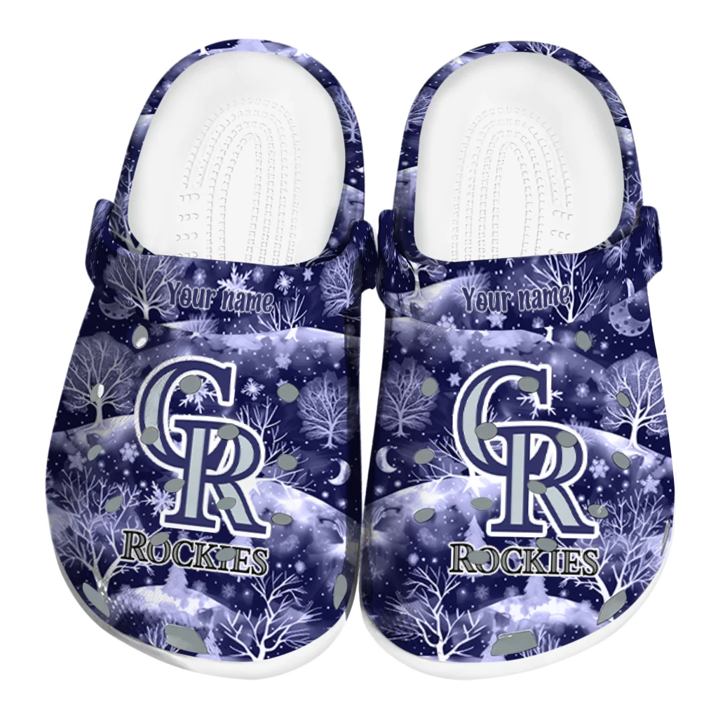 custom colorado rockies snowy hills clogs best selling custom colorado rockies snowy hills clogs best selling