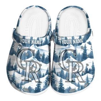 custom colorado rockies snowy mountains clogs best selling