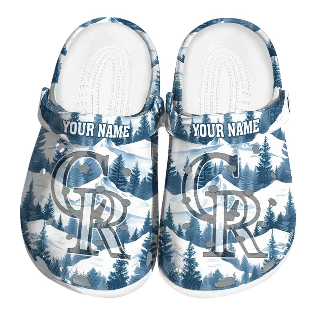 custom colorado rockies snowy mountains clogs best selling custom colorado rockies snowy mountains clogs best selling